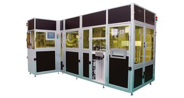 Production Scale-up Example Optical disc production model Self contained cleanroom Thin film vacuum material deposition (up to 7 layers) Nano-scale imprint