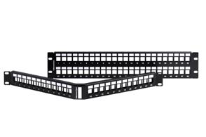 HelaNet Copper Solutions Accessories GST Patch Panels Modular and Angled Panels The GST modular patch panel family is designed to accept HellermannTyton GST Series UTP modular keystone jacks.