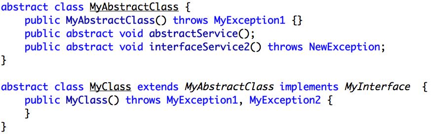 Exceptions and Constructors Exceptions and