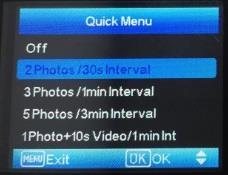 Accessing the Quick Menu Setup: Your camera is set to function with the default settings without any further customization. However, you will likely want to set the time and date.