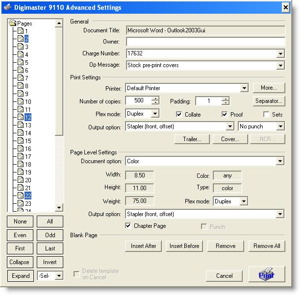 Virtual Printers 5 Notes You can also change printer properties in Printers and Faxes by selecting a printer, and then clicking Set printer properties under Tasks on the left side of the window.