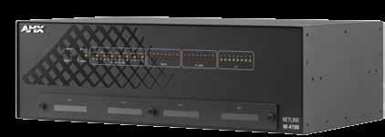 central CONTROLLERS NI-4100 NetLinx Integrated Controller 7 8 8 8 Serial Relay IR Digital I/O n n n NI-4100 Controller NI-4100/256 Controller with 256MB RAM (FG2105-06) (FG2105-26) The NI-4100
