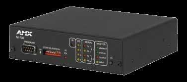 central CONTROLLERS NI-700 NetLinx Integrated Controller 2 0 1 4 Serial Relay IR Digital I/O n n n (FG2105-70) The NI-700 unit is geared to meet the specific control and automation needs of a single