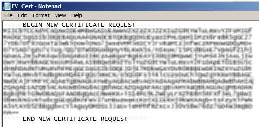 Obtaining the certificate Next, you must use the certificate request file to obtain the certificate.