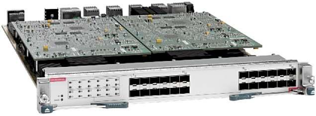 100 Gigabit Ethernet Module Up to 96 nonblocking 40 Gigabit Ethernet ports in a single chassis with the Cisco Nexus 7000 M2-Series 40 Gigabit Ethernet Module Up to 384 nonblocking 10 Gigabit Ethernet