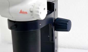 Focusing Focusing raises and lowers the stereomicroscope using the focusing drive.