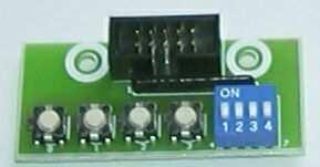 nr picture as 1 features 2 description DB012 DB013 4 pusbutton switches 4 DIP switches one 7-segment LED display peripheral