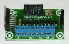 uses an L298 motor driver chip. DB022 4 relais peripheral board for 4 relais.