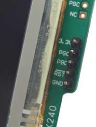 The 18FJprog programmer is connected to the development system via the CN1 connector, Figure 3-2.