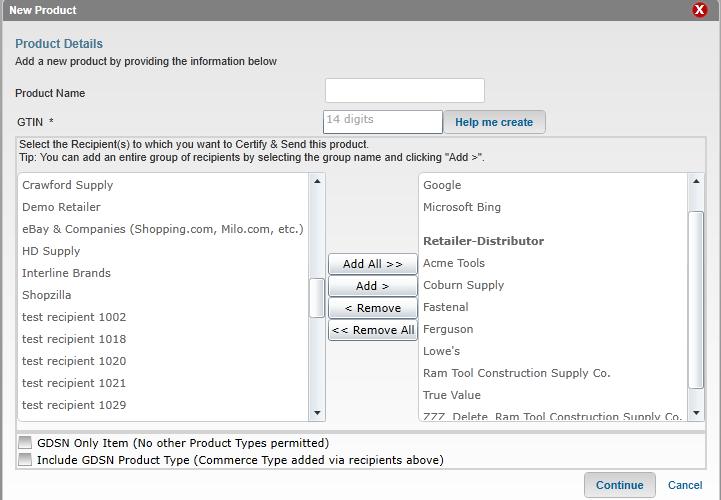 Single Item Edit On the Supplier Portal Homepage, use the Add Product Data menu to locate Add Single Product 1.