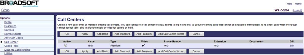 IP Phones Deployment Guide for BroadWorks Environment Configuring the BroadSoft Server You can configure the following for ACD: Add a call center.
