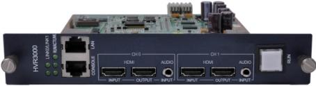 Hardware Specification AP-NC3000 HD Video Codec AP-NC3000 Video Codec Modules HVR3000 : 2Ch HDMI
