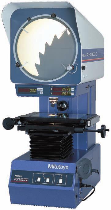 Measuring Projector PJ-A3000 Series Series 302 The PJ-A3000 Series profile projector is a medium-sized model