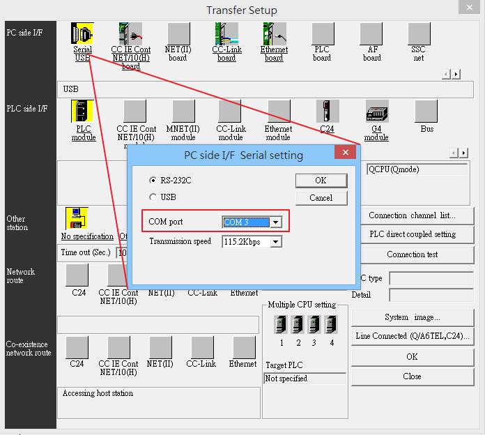 When finished, to execute PLC application on PC, HMI will be switched automatically to Pass-through mode.