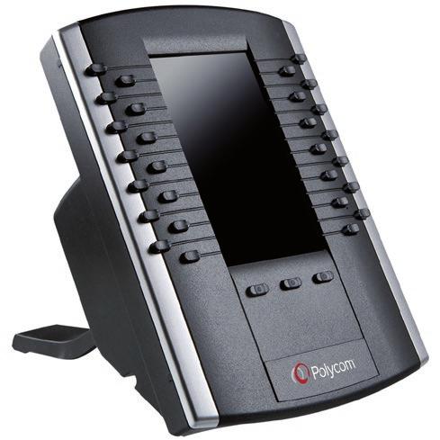 POLYCOM VVX COLOUR EXPANSION MODULE Polycom VVX Colour Expansion Module is an optimal solution for telephone attendants, receptionists, administrative staff, team managers, and other power users who