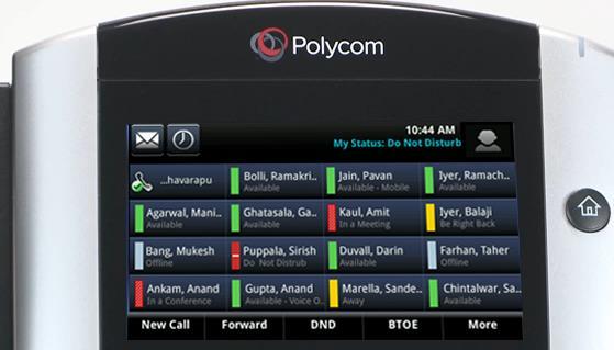 This is where a hands on experience can be beneficial in selecting phone models. Schedule a visit to a Polycom office or your Polycom channel reseller s office to see the different models.