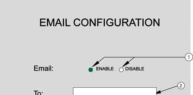 EMAILING The IWS has an advanced feature that allows emailing in the event of an alarm or an event. The IWS is only capable of sending email. It cannot receive email.