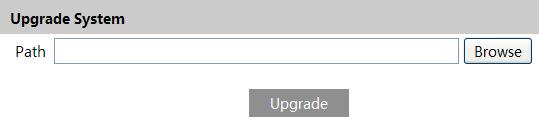 Click Reboot button to reboot the device. 4.6.3 Upgrade Go to Config Maintenance Upgrade. In this interface, you can upgrade the system. 1.