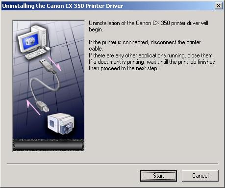 7 Other Important Information 7.2 Software Uninstallation This section describes how to uninstall the printer driver from your computer.