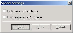 How to Use the Printer Driver 3 Using Special Settings Normally, you will not need to use Special Settings.