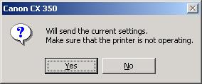 3 How to Use the Printer Driver 3 Click the Send button.