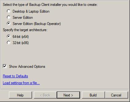 Yu have nw successfully deplyed a Server Editin Backup Client that will autmatically run in Backup Operatr mde nce installed.