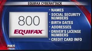 Equifax Incident September 2017 Impacting approximately 143 million consumers Reason: Using