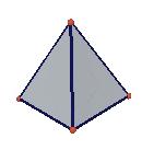 Figure. shows a regular tetrahedro ad its et.