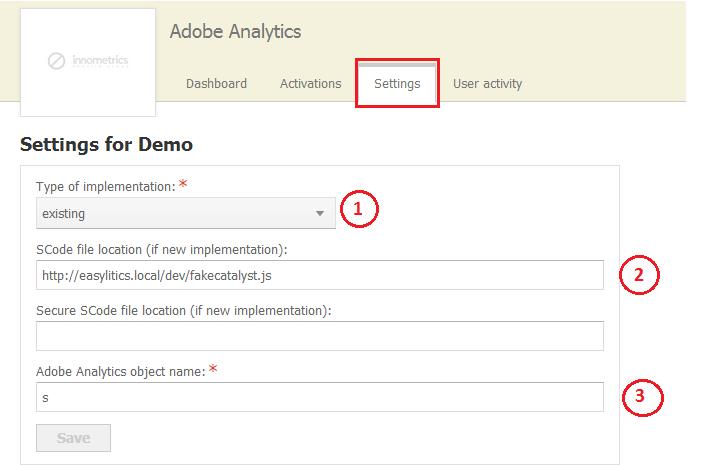 Support for new and existing Adobe Analytics implementations To start building the events, you need to specify what type of implementation you are working with.