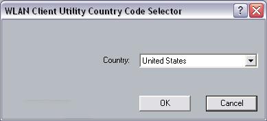 Appendix A Country Selection Follow the steps below in order to use the country selection option. To launch the Client Utility click Start > Programs > IEEE 80211 > 802.11 WLAN NIC Utility.