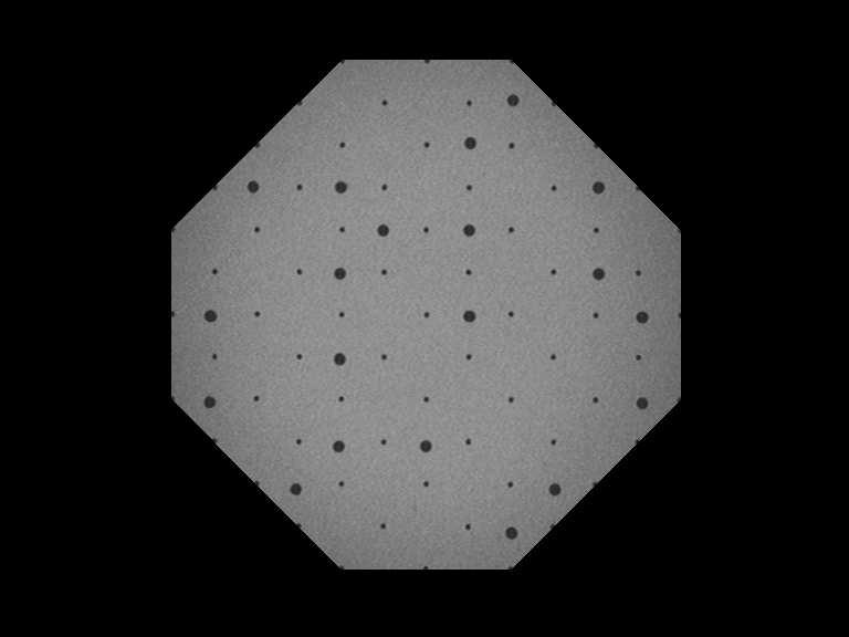 (a) Empty fluoroscope image (b) Dewarped empty image Figure 3.9: Empty fluoroscope image. (a) is the empty image as captured from the fluoroscope.