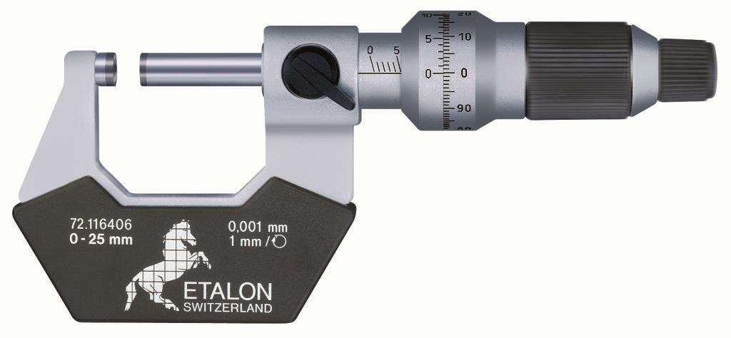 32 Figure 26. ETALON MICRORAPID (Tesatechnology, 2011) Caliper is a manual measurement device, which includes next parts: Main scale; Vernier scale; Inside jaws; Outside jaws.