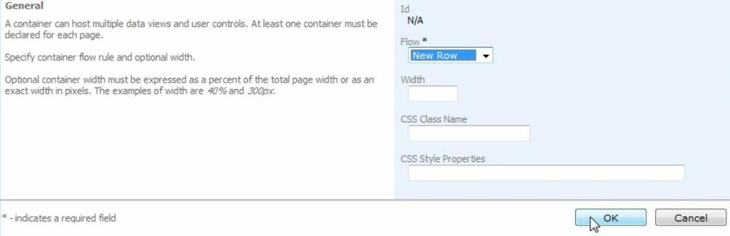 Add Container to Page Click on the new page in the All Pages list, and navigate to the