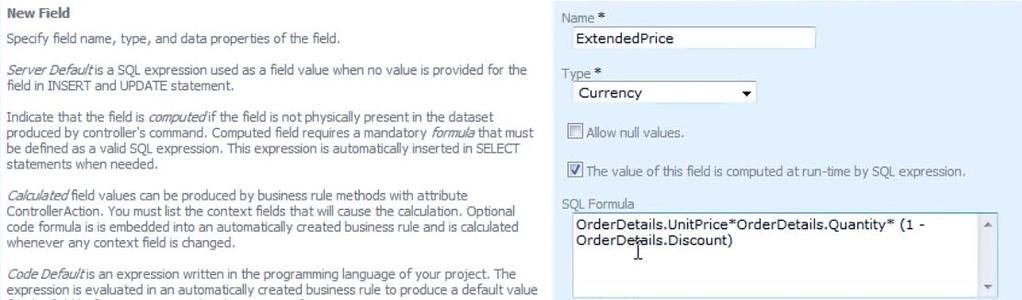 Add Extended Price Field An Extended Price field is necessary to calculate the price of each line item.