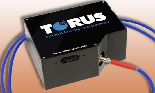 The Torus spectrometer is a unique combination of technologies providing users with both an unusually high spectral response and high optical resolution in a single package.