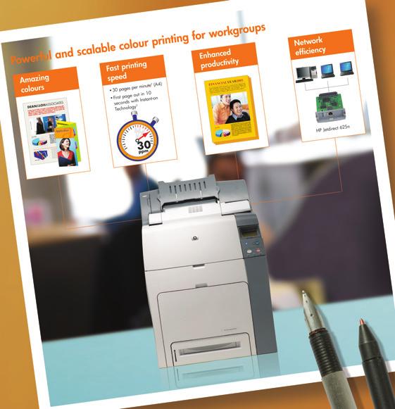 HP Color LaserJet 4700 printer series Reach new heights in the quality of your business communications and marketing materials with the powerful HP Color LaserJet 4700 printer series.