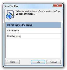 Sending Data To JIRA The Send To JIRA function is the process of sending information from Microsoft Project to JIRA. This includes the ability of creating new tasks and creating subtasks.