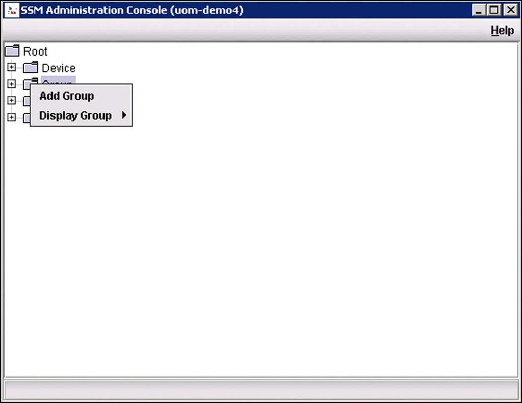 2. Right-Click Group > Add Group (see Figure 12)