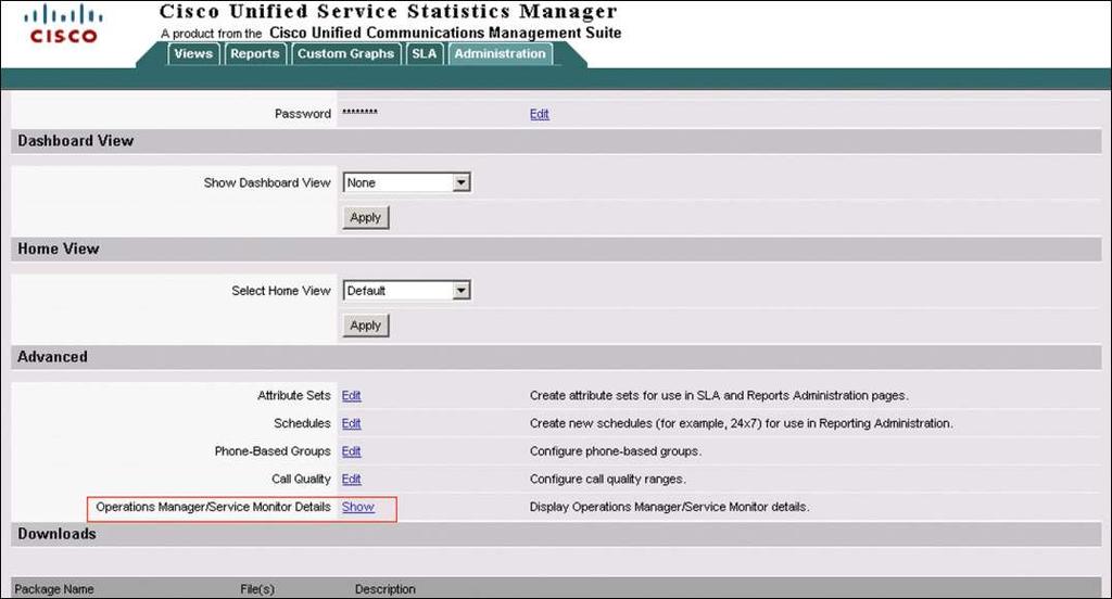 2. Then click Administration > Show (in the Advanced section - see Figure 4)