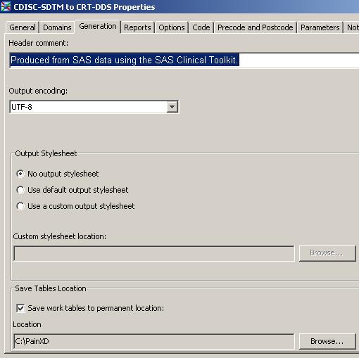 SUPPLYING ADDITIONAL METADATA FOR THE CRT-DDS FILE To facilitate the process of creating a define.xml file, SAS provides a data model that represents the CRT-DDS Version 1.0 format.
