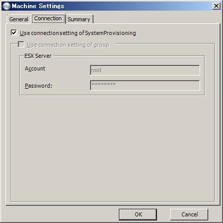 4 Collecting Performance Data If you utilize the account name/password configured in SystemProvisioning, select the