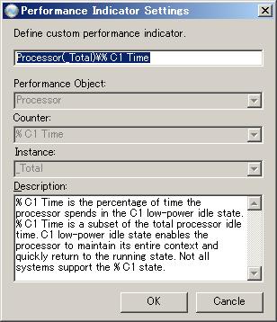 4 Collecting Performance Data Deleting Performance Indicators The procedure for deleting Performance Indicators is as follows: 1. Display the Performance Indicator List window. 2.