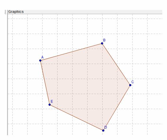 Area of a polygon Create a polygon according to what you learned last time.