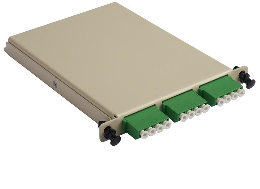 ½ Wide LGX Modular Optical Components Application This product is needed when an optical splitter or WDM is required in a central office environment.