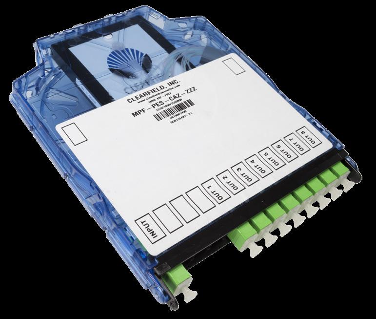 Splitters Application These products are needed when an optical splitter or combiner is required in a central office environment. They are used in CATV headends and telephone company central offices.