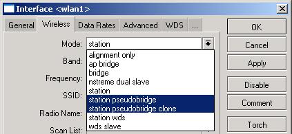 New Wireless Modes Station-pseudobridge - learns which IP address have which MAC address and translates