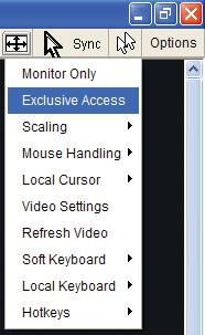 6.1 Usage Chapter 6 Single/Double mouse mode Switches between the Single Mouse Mode (where only the remote mouse pointer is visible) and the Double Mouse Mode (where remote and local mouse pointers