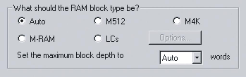 Stratix II and HardCopy II Companion Memory Blocks Your HardCopy II design can use M4K memory blocks to implement memory designs instead of M512 blocks.