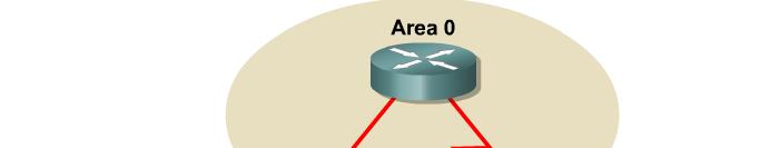 OSPF uses Areas Hierarchical routing enables you