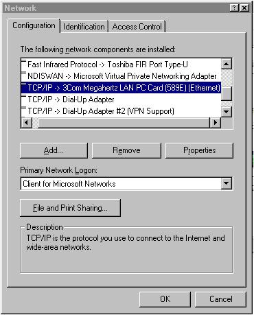 When you connect your computer to the network, a DHCP server at your ISP automatically assigns it a network IP address. This eliminates the ISP from having to manually assign and manage IP addresses.